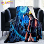 Naruto mustriga tekk diivani tekikate reisivoodipesu v&auml;ljalaskeava tekk flanell tekk voodikate 75x90cm