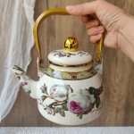 Emailitud teekann 1,2L Lilleline veekeetja Mahliveekann Kohv restoranile Style B