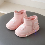 Armsad helendavad lumesaapad poistele laste sametist ja paksud talvesaapad t&uuml;drukute libisemiskindlad puuvillasaapad 21 roosa