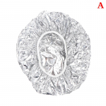 8 traadist paksust alumiiniumfooliumist kork Elastne juuksev&auml;rvi kork &uuml;hekordselt kasutatav kuumadu&scaron;&scaron;