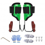 Puu otsa ronimise t&ouml;&ouml;riistade komplekt Terasest puu otsa ronimise naelad Reguleeritava k&otilde;rgusega ronimisrakmed jalarihmadega Arboristi varustus langetamiseks Sets