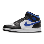 Air Jordan 1 Mid GS Racer Blue Laste tossud Valge Must 554725-140 35.5