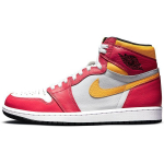 Air Jordan 1 Retro High OG Light Fusion Red Unisex tossud Valge Laser-Oranž Must 555088-603 36