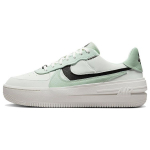 Nike Air Force 1 PLT.AF.ORM Barely Green Naiste Tennised Samet-Pruun M&uuml;ndi-Vaht Email-Roheline DX3730-300 38.5
