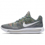 Nike LunarEpic Low Flyknit 2 Cool Grey Naiste Tossud Volt-Blue-Glow-White 863780-003 35.5