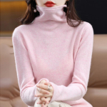 Naiste kampsun Qinghe Cashmere 30% ka&scaron;miiri 70% villa S&uuml;gis ja talv Ka&scaron;miirist kampsun Pehme ja soe XL roosa