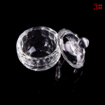 Nail Art Glass Cup Dappen Alus Arcylic Nail Art Vedeliku Hoidja Puudrikaussi jaoks
