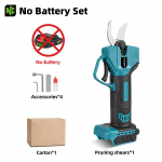 NewBeny 2 k&auml;iku 30mm elektriline oksak&auml;&auml;rid puuviljapuu bonsai juhtmeta l&otilde;ikurid j&otilde;ut&ouml;&ouml;riistad Makita 18V akule NO Battery Set 1