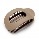 Moodne ovaalne juukseklamber naistele Uue disainiga leopardimustriline matt kumer lame stiliseerimisklamber akr&uuml;&uuml;list lamavad juukseaksessuaarid