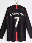 Man United 07-08 Retro Ei. 7 Ronaldo s&auml;rk - L&uuml;hikese/pika varrukaga, Kodu/V&otilde;&otilde;rsil, Premier League & Meistrite Liiga. M