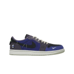 Zion Williamson x Air Jordan 1 Retro Low OG Voodoo Alternate Meeste tossud Sinine Regency-lilla Aururoheline IH2309-500 35.5 blue