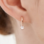 ELLE Ehted 14K GF Basic Kuupunkt &Uuml;hepuudutusega K&otilde;rvar&otilde;ngad ELGPEE554 Rose gold