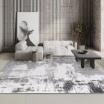 Moodne Abstraktne Vaip Elutuppa Lihtsus 200x300 Salongi Vaibad Elastne Libisemisvastane Mustust H&uuml;lgav Voodi&auml;&auml;re Vaip Lihtne Puhastamine 80*120cm