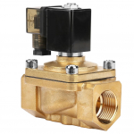 1 tk PU220 08 G1 Messingist Otsetoimega Elektromagnetiline Vee Solenoidklapp #1