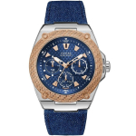 Meeste Kvarts Denim Nahk Kolme Osutiga Kell Legacy Seeria Vabaaeg Spordiks Veekindel Kell Roostevabast Terasest Korpus/Kriimustuskindel Klaaspeegel W1058G1 sinine
