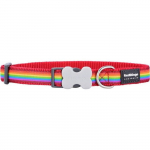 Collier pour Chien - RED DINGO - Rainbow - Multicolore - 20-32 cm - Taille Moyenne puhas