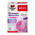 Doppelhertz Naiste Mineraalid & Kollageen 30 tk 50,8g