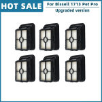 &Uuml;hildub Bissell Crosswave 1713 1785 1866 1868 1926 Pet Pro 2224E Juhtmeta 2582E Seeria Varuosad Rullharja Filter black
