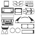 AIRSPEED BMW 5. seeriale M5 E39 1998-2003 Lisatarvikud S&uuml;sinikkiust Kleebis Auto &Otilde;huava CD-paneeli K&auml;epide Salongi Viimistluskate Armrest Front Black