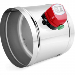 Tagasil&ouml;&ouml;giklapp &Otilde;huvool 8 , Reguleeritava mahu juhtimisega Motoriseeritud Kanaliklapp HVAC ventilatsioonis&uuml;steemide jaoks, AC 24V h&otilde;be