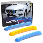 Sweden Flag Color Grille Decoration ert Trims For 2018-21 Pre-LCI Volvo XC60