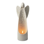 PARTYLITE Laia s&uuml;damega ingel, K&uuml;&uuml;nlajalg, Keraamiline kodu kaunistus Ornament Kingitus gray
