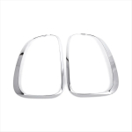 Car Front Headlight Cover Trim Rear Tail Lights Trim Cover Fit For BMW mini R60 2011-2016 Black/Chrome Headlamp Taillight Trims black rear trim