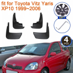 Poritiivad Toyota Vitz Yaris Echo XP10 10 1999~2006 jaoks Auto Poriklapid Tiivakaitsepritsmed Tarvikud 2005 2004 2003 2000 2001