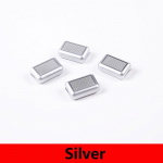 For Toyota FJ Cruiser 2007- ABS Silver/Red Car front row Air Outlet Adjusting Rod Cover trim Stickers Car Accessories h&otilde;be