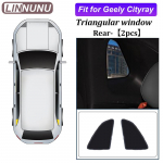 LINNUNU magnetic Car side window curtain cover For Geely Cityray 2024 2025 Summer sunshade mesh block sunlight Accessories inter Side Small-2PCS