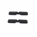 2 pcs For Toyota FJ Cruiser 2007- ABS Black Car Seat Under The Air Outlet Dust Cover Exhaust Hood Car Accessories