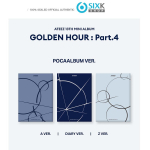 ATEEZ [KULDNE TUND : Osa 4] FOTOKAARTIDE ALBUM VER. (Interneti-kasu) [NO POB] RANDOM blue