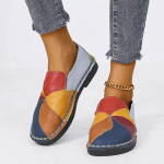 Naiste p&auml;tsid, plaastrid, &otilde;mmeldud lamedad jalan&otilde;ud, naiste suvised kingad, pehmed kommid, v&auml;rvid ehtsast nahast mokassiinid jalatsid 42 kollane