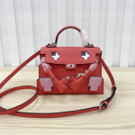 Palmimuster v&auml;rvikombinatsiooniga mosaiik mini Kelli robot (S10-20KL) 20*13*7cm punane