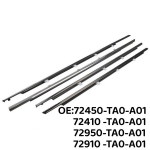 Honda Accord 08-13 Ukseklaasi liist & Veekindel aknatihend 72450-TA0-A01, 72410-TA0-A01
