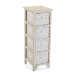 Sahtliboks - Versa Lili - MDF-puit - 30x72x25 cm - Neutraalne v&auml;rv - Ruumikas