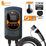 Station de charge 32A chargeur de voiture &eacute;lectrique EVSE Wallbox 22KW c&acirc;ble de type 2 IEC62196 contr&ocirc;le APP.Bazarland30