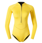 2MM Neopreeni Snorgeldamise M&auml;rgkost&uuml;&uuml;mid Kalap&uuml;&uuml;gi Surfiga Sukeldumiskost&uuml;&uuml;m Ujumisriided Naistele Hoia Soojas Sukeldumine Veespordi Varustus L yellow