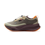 Li Ning Abrasion Resistant Low top Running Shoes Unisex Green Purple AZGV111-4 39