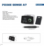 240W hambaravi harjadeta mikromootor 55000 p/min kiirus Prime Sense A7 Tugev mikromootor BLDC mootor K&uuml;&uuml;nte ehtede poleerimisseadmed 220V must
