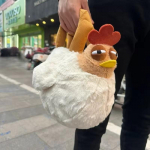 Karvane Kana Palus Kott Kole Kana Kujuline K&auml;ekott Naljakas Kawaii Kana Ripatsiga V&otilde;tmehoidja Nukk Koti Rahakott Naistele S&uuml;nnip&auml;evakingitused