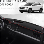 SKODA KAMIQ 2018-2025 jaoks Auto Armatuurlaud Matk Armatuurlaud Matk Armatuurlaud Matk Kate P&auml;ikesekaitse Armatuurlaud Kate Vaip Tarvikud front A