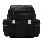 Lululemon 14L Wunderlust &Uuml;hev&auml;rviline Minimalistlik Pandlaga Sulgemisega Nailonist Minir&auml;nnakott Unisex R&auml;nnakott Must H&otilde;bedane LU9B23S-0393 Black & Silver,Mini