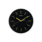 SEIKO Kvartsliikumisega Plastikust Seinakell Unisex Must QXA476Y QXA476Y QXA476Y 31CM