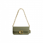 Coach Idol 23 Minimalistlik Magnetilise Pandlaga Klapiga Keti&otilde;lakott Naiste &Otilde;lakott Sammalroheline CP120-B4MX Basic Set (Bag+Dust Bag)