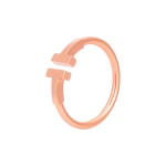 Tiffany & Co. T-sarja spiraal 18K kullast s&otilde;rmus Naiste s&otilde;rmus Roosakulla GRP07781 Box,4.5