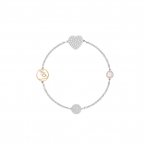 Swarovski Romantiline S&uuml;da N&auml;htamatu Magnetilise Pandlaga K&auml;ev&otilde;ru Naiste k&auml;ev&otilde;ru Plaatinav&auml;rvi 5365760 White Gold