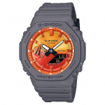 Casio G-SHOCK Meeste Vaik 200M Veekindel Analoog P&otilde;rutuskindel Kvartsikell GA-2100FL-8A hall v&auml;rv