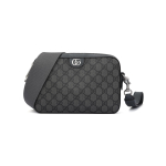 Gucci GG Monogrammiga L&otilde;uendist Messenger Crossbody Kott Hall V&auml;rvi Unisex'i Igap&auml;evaseks Kasutamiseks Basic Set (Bag+Dust Bag)