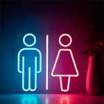 Tualettruumi neoonsilt WC LED &auml;risildid Valgustid Hotellidele Haiglatele Baaripidudele Pubi Kaunistuseks ja Poekaunistuseks Kingitus